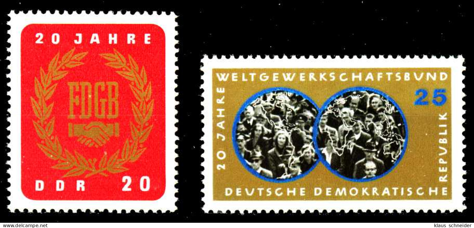 DDR 1965 Nr 1115-1116 Postfrisch SFE3286 - Neufs