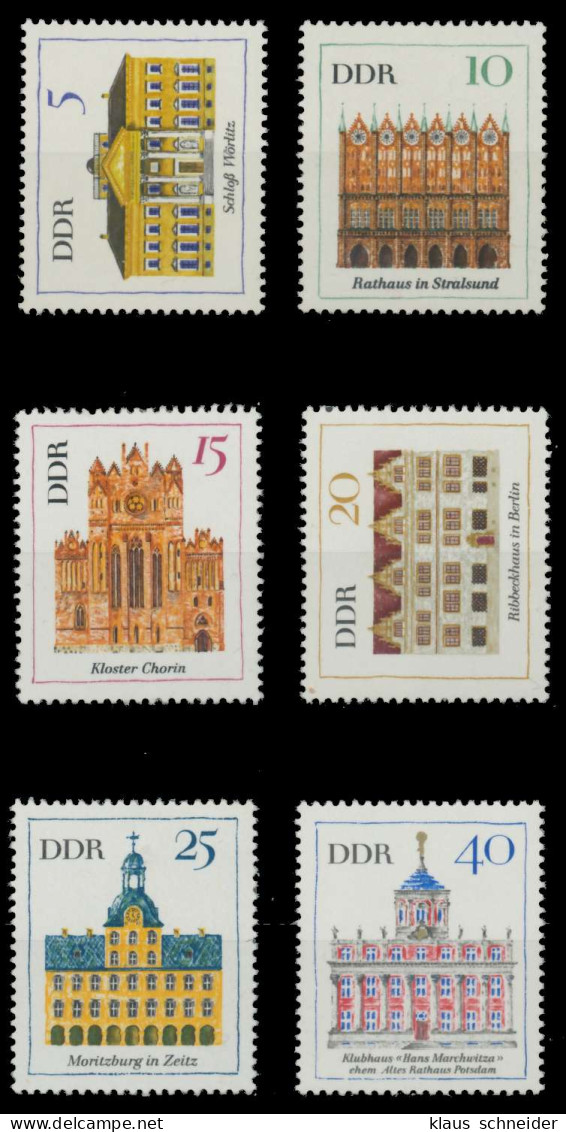 DDR 1967 Nr 1245-1250 Postfrisch X907A66 - Ongebruikt