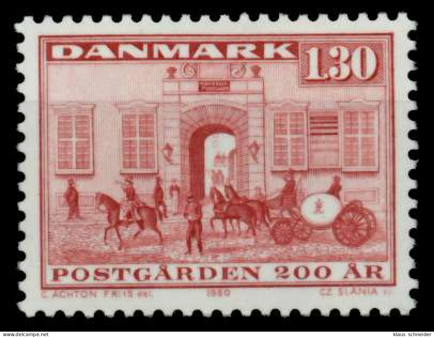 DÄNEMARK Nr 697 Postfrisch S02D4FA - Unused Stamps