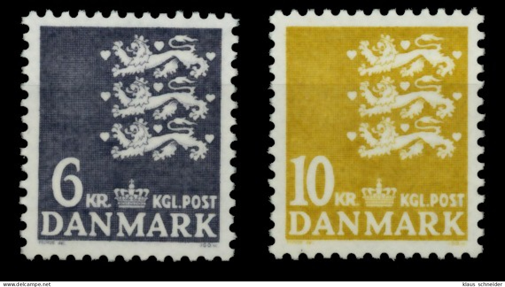 DÄNEMARK Nr 625-626 Postfrisch X90DF22 - Unused Stamps