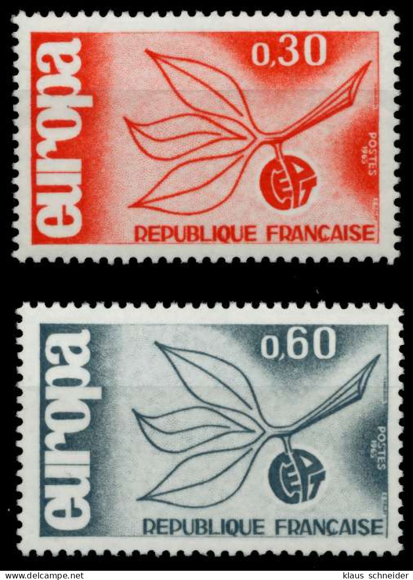 FRANKREICH 1965 Nr 1521-1522 Postfrisch S042216 - Neufs