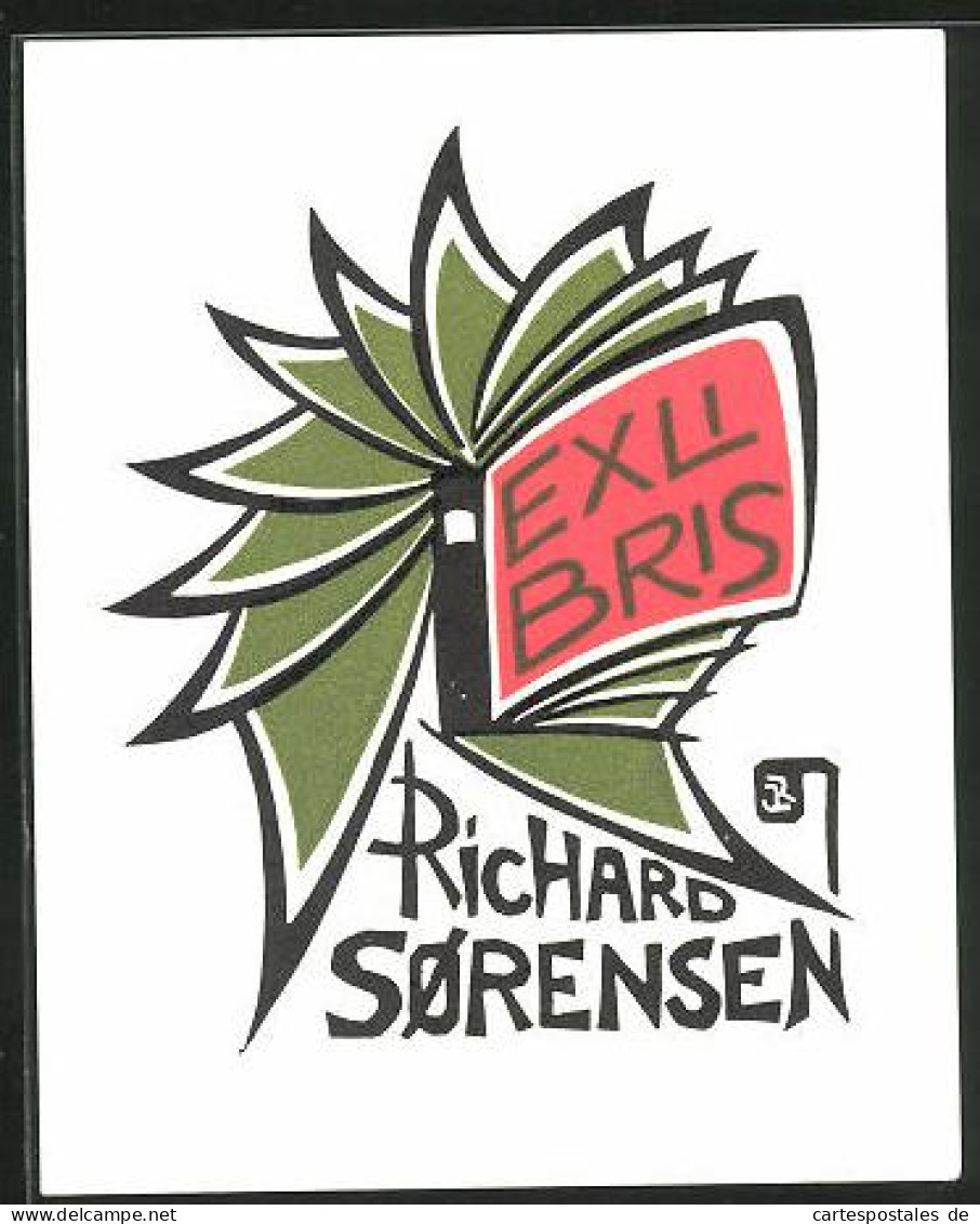 Exlibris Richard Sörensen, Exlibris Buch  - Ex-Libris