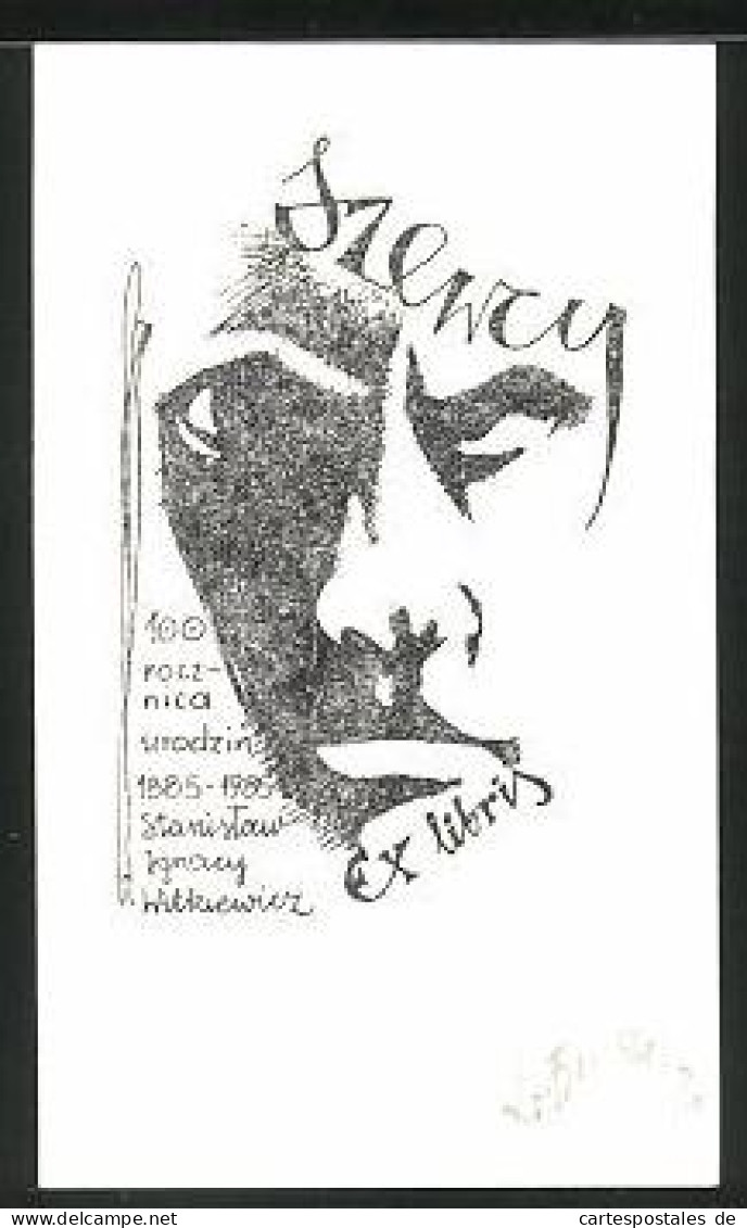 Exlibris Leszek Frey Witkowski, Maske  - Ex-Libris