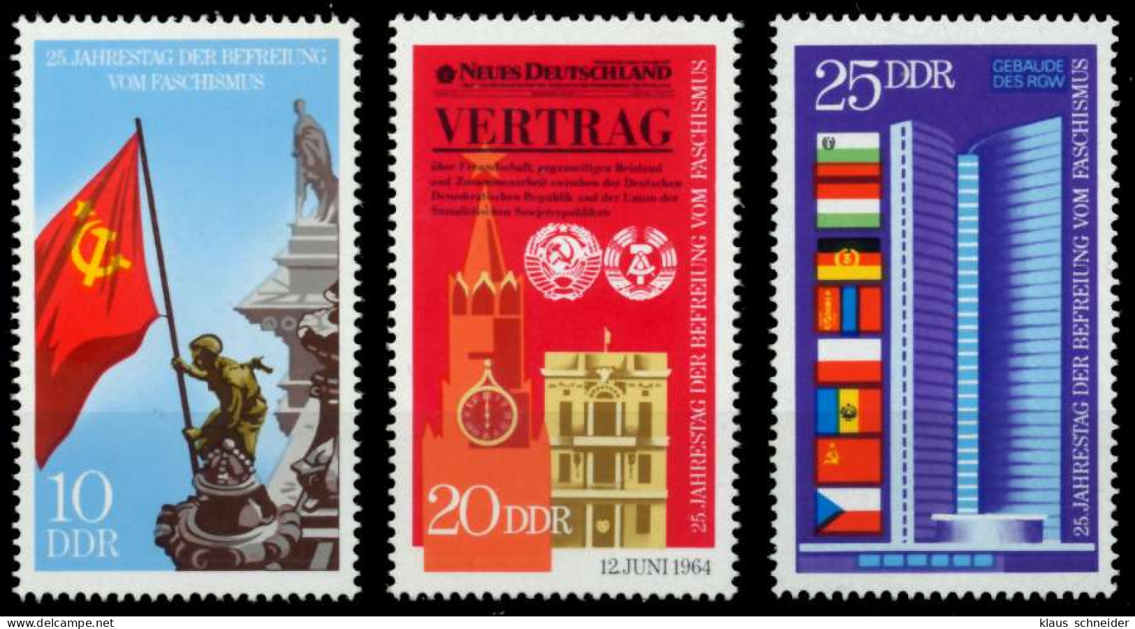 DDR 1970 Nr 1569-1571 Postfrisch S74455E - Unused Stamps