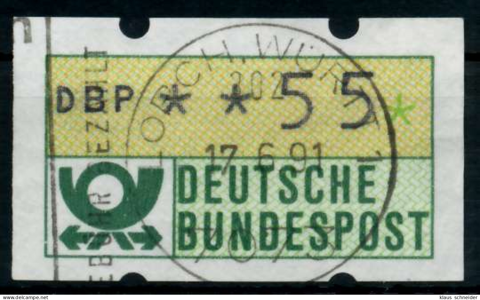 BRD ATM 1981 Nr 1-1-050 Gestempelt X970312 - Timbres De Distributeurs [ATM]