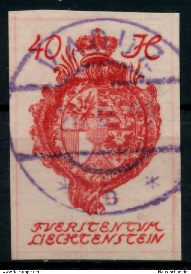 LIECHTENSTEIN 1920 Nr 23 Gestempelt X6A8DA6 - Used Stamps