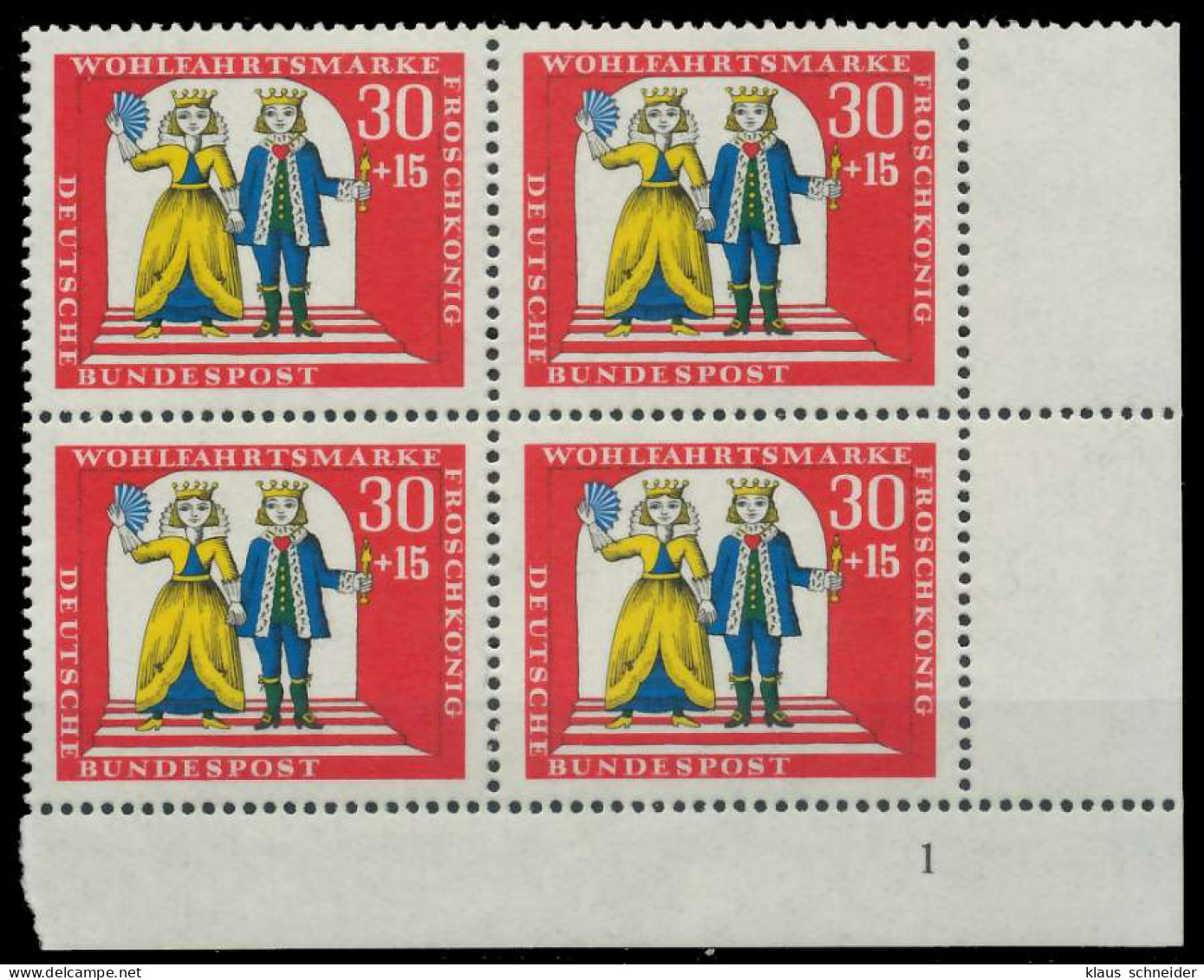 BRD 1966 Nr 525 Postfrisch VIERERBLOCK FORMNUMMER 1 X7EB00E - Nuovi