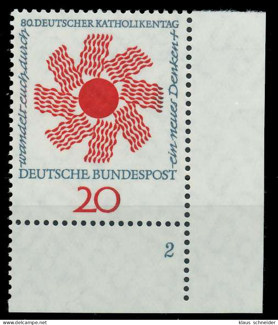 BRD 1964 Nr 444 Postfrisch FORMNUMMER 2 X7ECEA6 - Ungebraucht