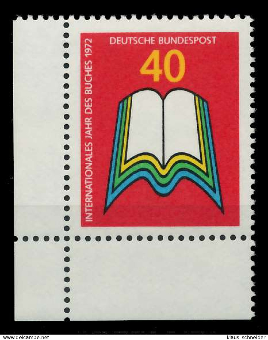 BRD 1972 Nr 740 Postfrisch ECKE-ULI X7FD54A - Unused Stamps