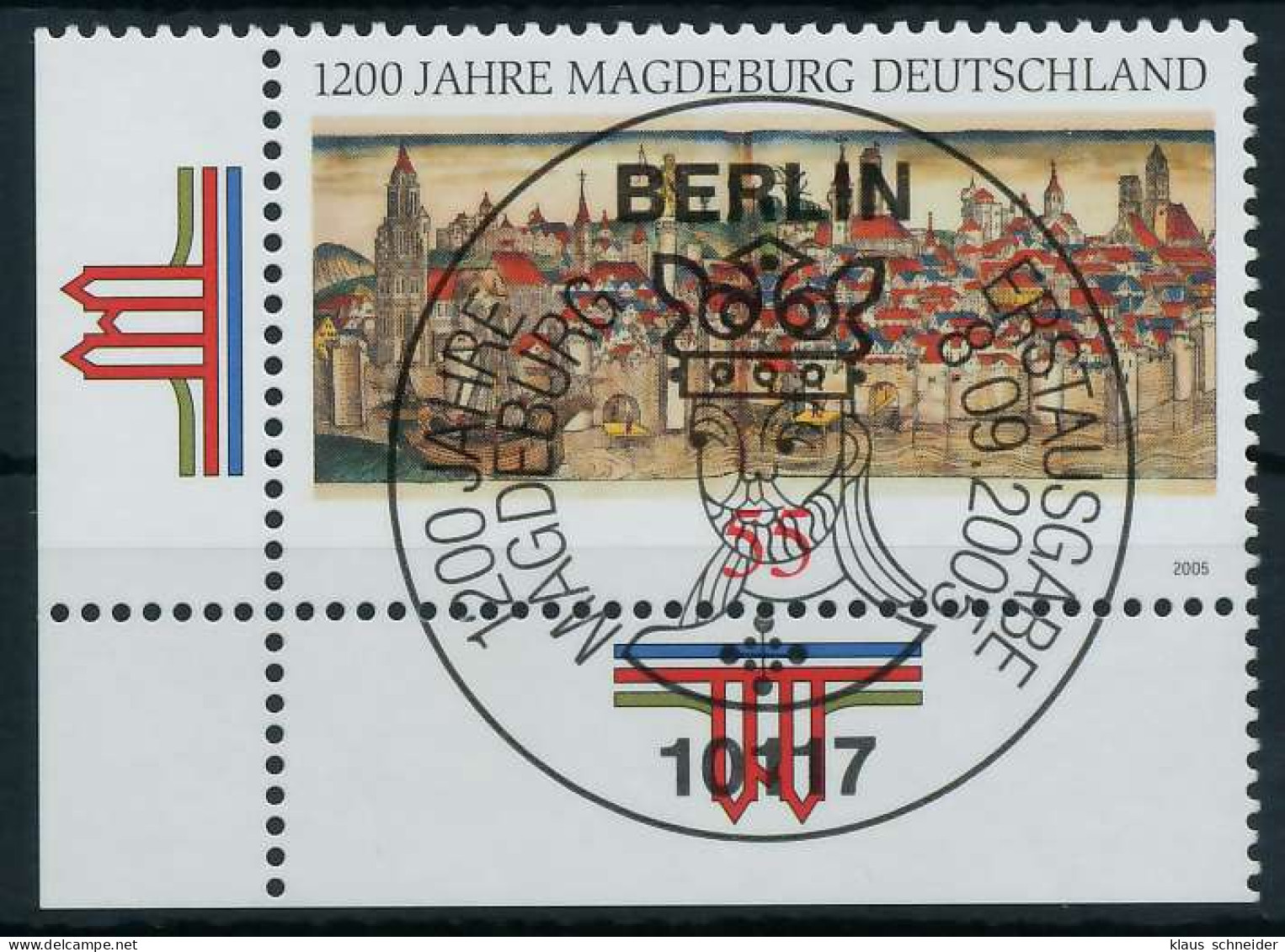 BRD 2005 Nr 2487 ESST Zentrisch Gestempelt ECKE-ULI X848D86 - Used Stamps