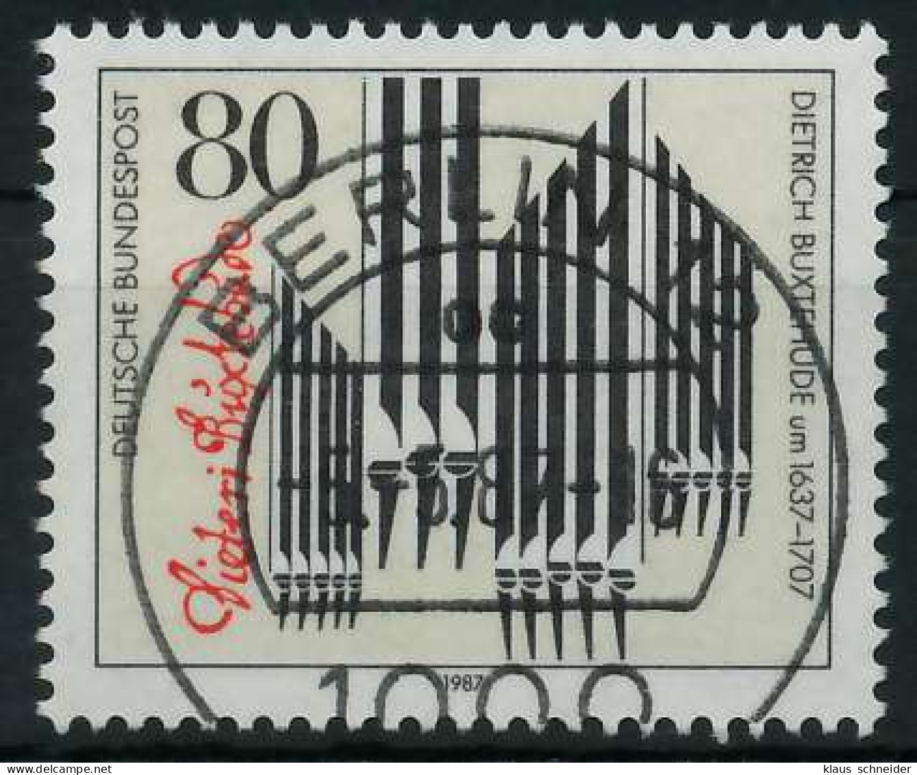 BRD 1987 Nr 1323 Zentrisch Gestempelt X854536 - Gebraucht