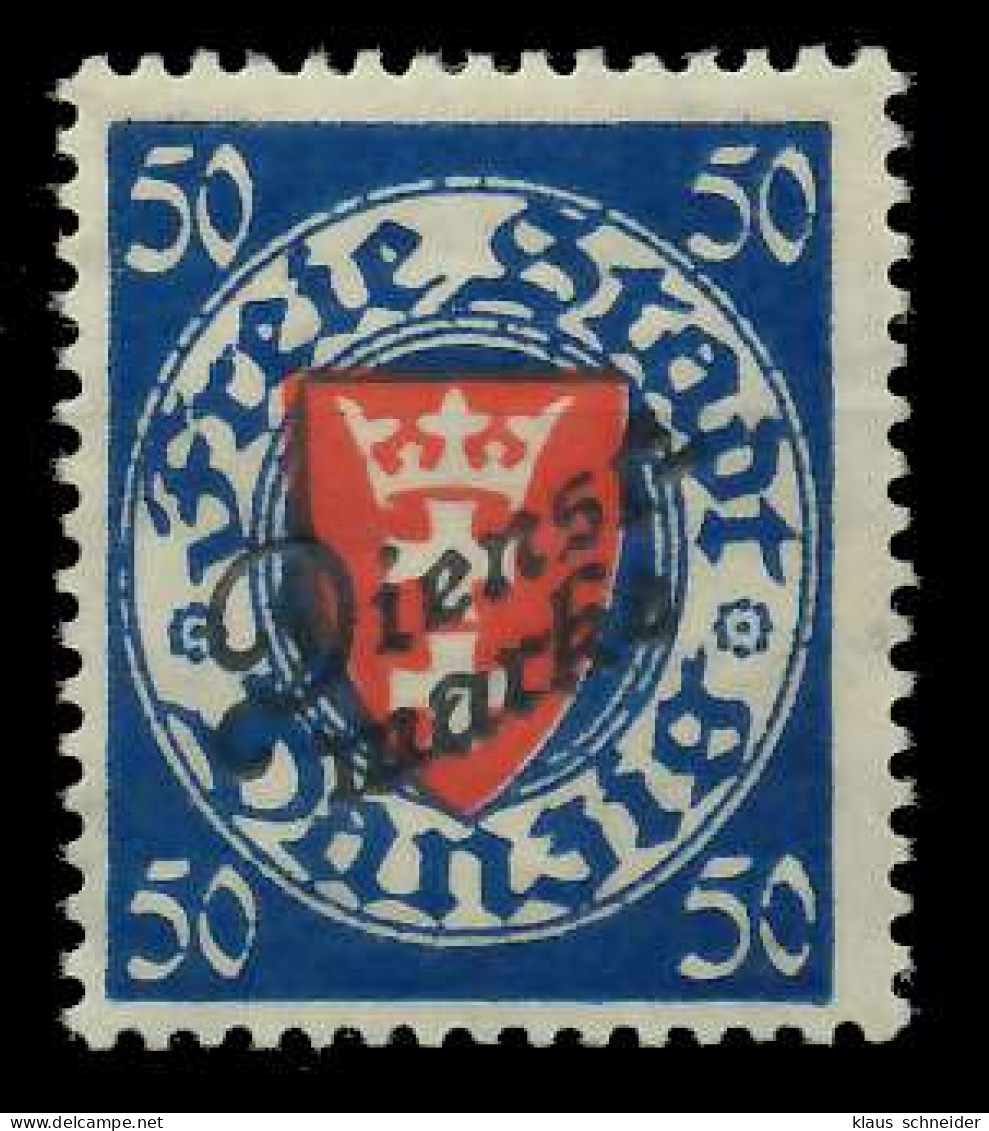 DANZIG DIENSTMARKEN Nr 50 Ungebraucht X88A382 - Mint