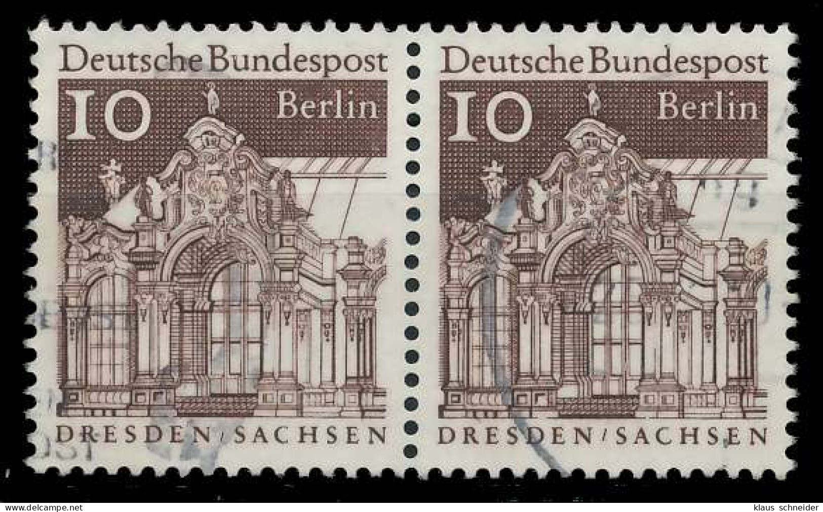 BERLIN DS D-BAUW. 2 Nr 272 Gestempelt WAAGR PAAR X8F15EA - Used Stamps