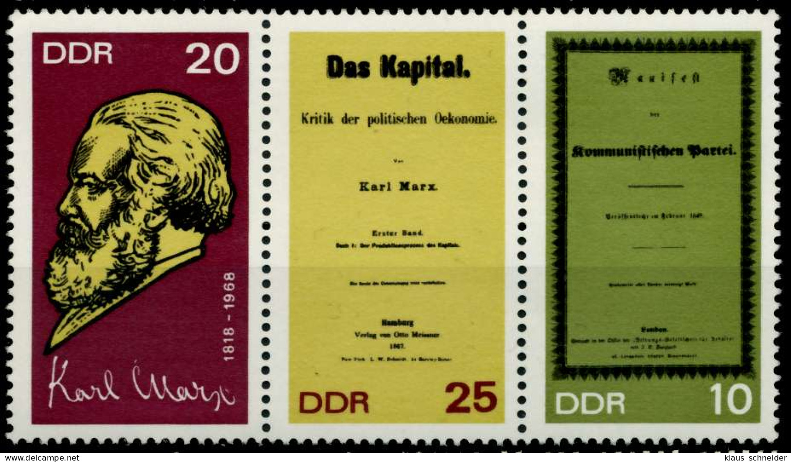 DDR ZUSAMMENDRUCK Nr WZd196 Postfrisch 3ER STR SBC098E - Zusammendrucke