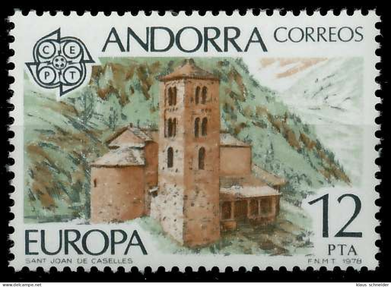 ANDORRA SPANISCHE POST 1970-1979 Nr 116 Postfrisch X5855AA - Nuevos