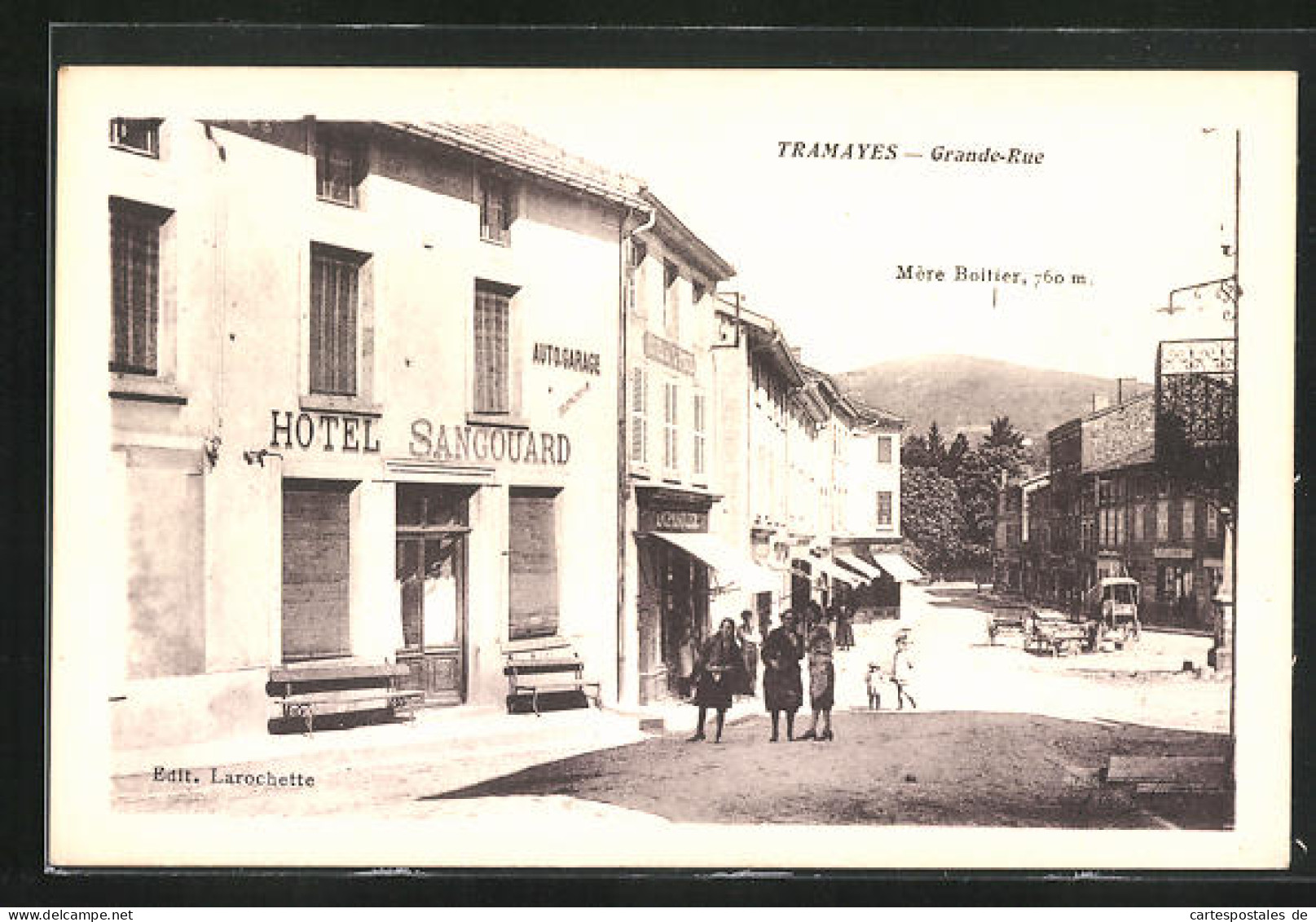 CPA Tramayes, Grande-Rue & Mère Boitier  - Sonstige & Ohne Zuordnung