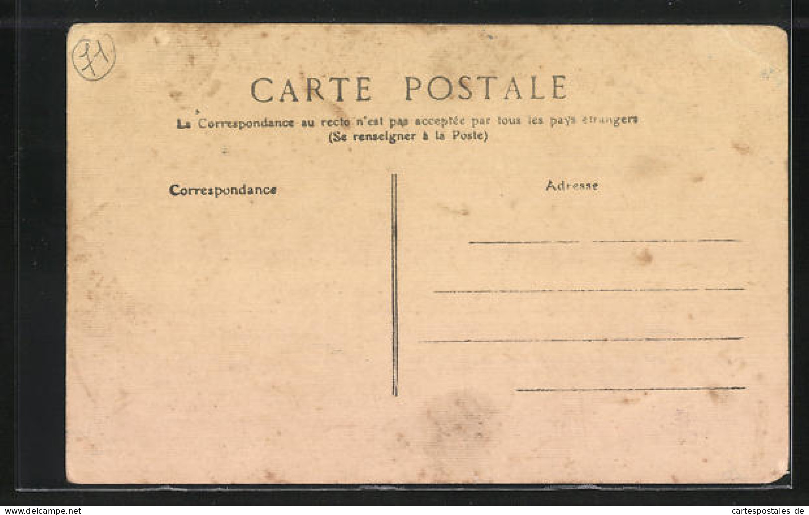 CPA Perrecy-les-Forges, Hotel Du Commerce, Menschen Vor Dem Hotel  - Otros & Sin Clasificación