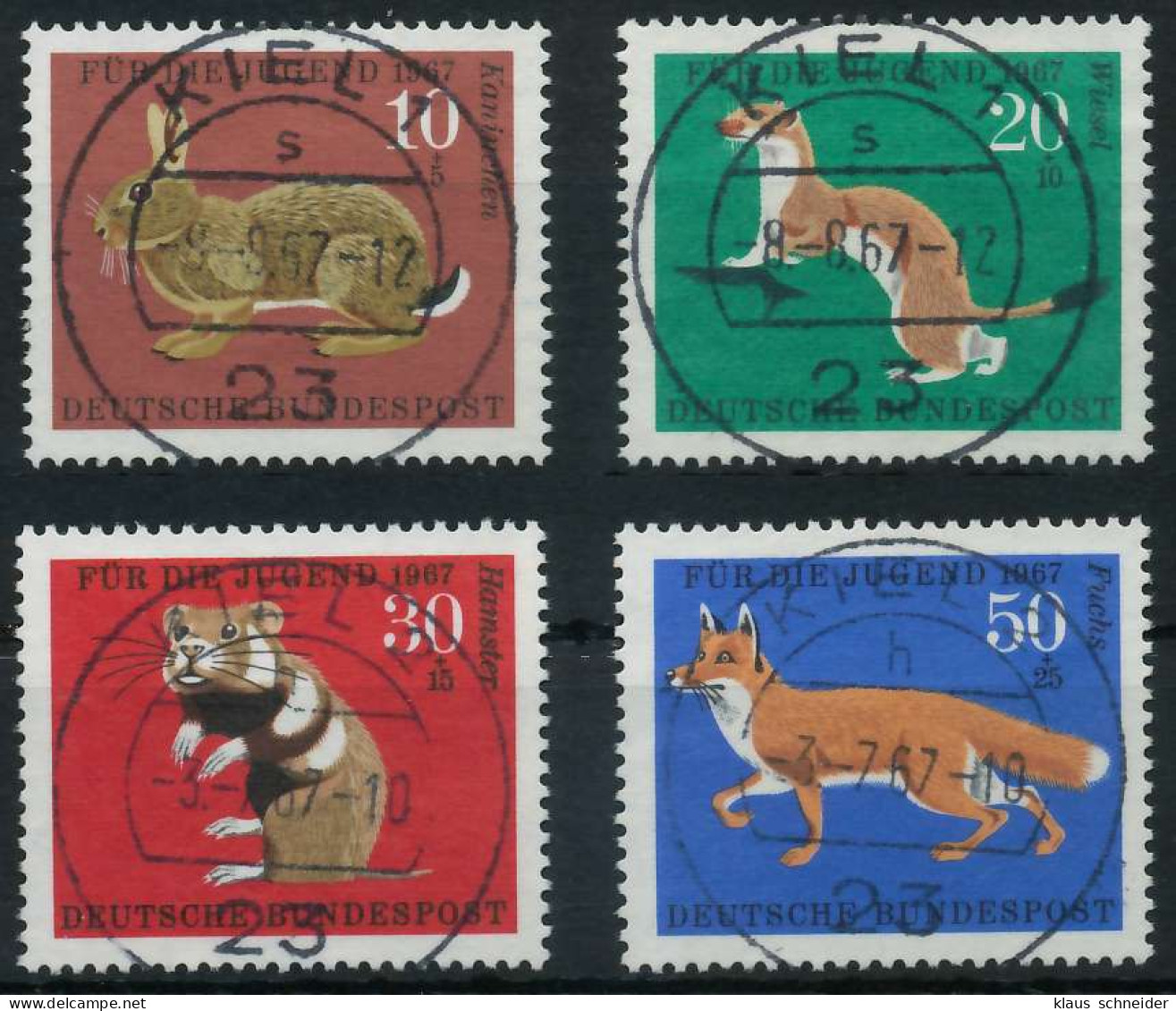 BRD BUND 1967 Nr 529-532 Zentrisch Gestempelt X6A348E - Used Stamps