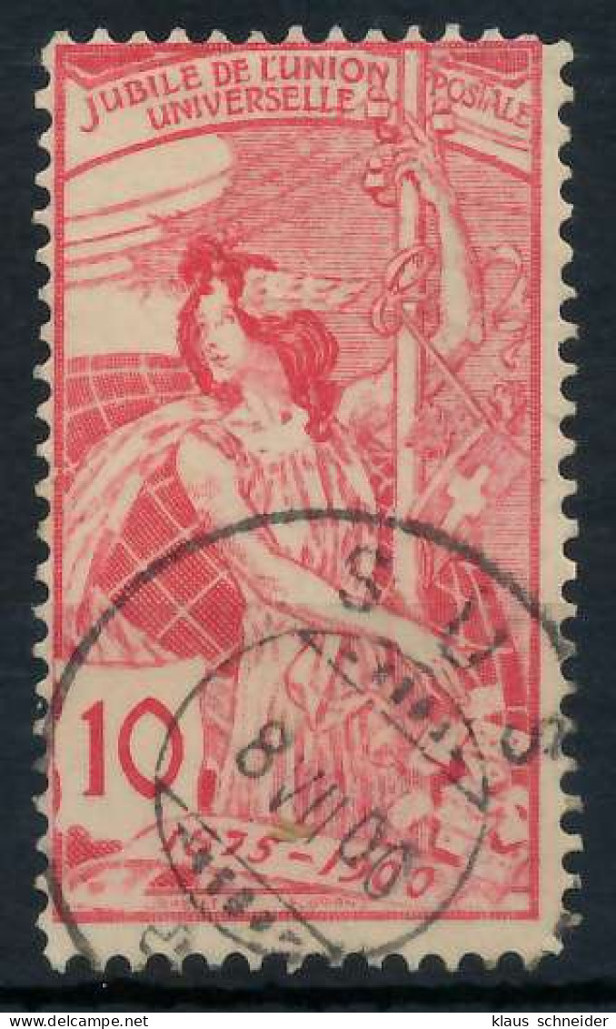 SCHWEIZ 1900 Nr 72Ia Gestempelt X6AA602 - Oblitérés