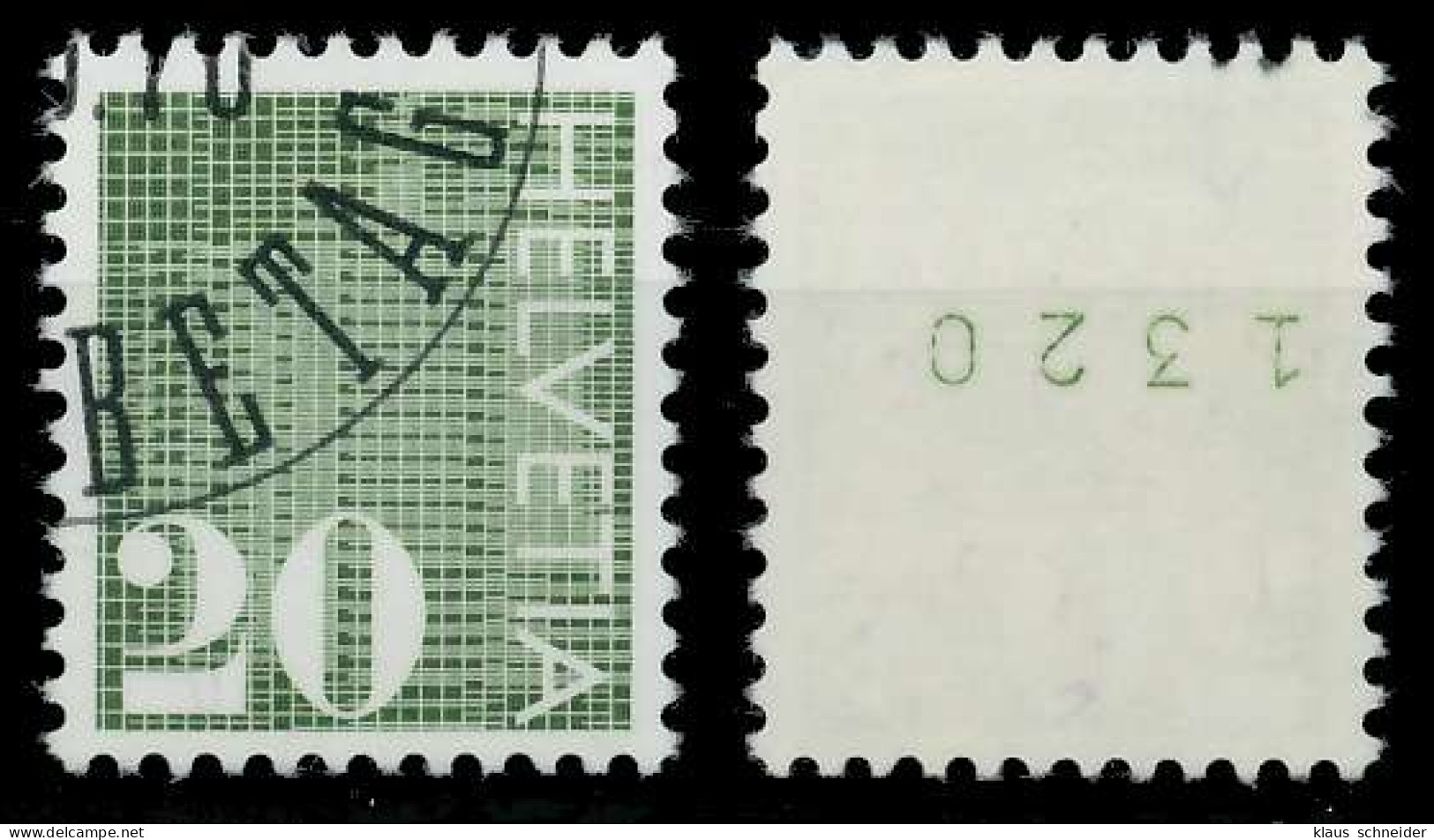 SCHWEIZ ROLLENMARKEN Nr 934yaRII Gestempelt X731396 - Coil Stamps