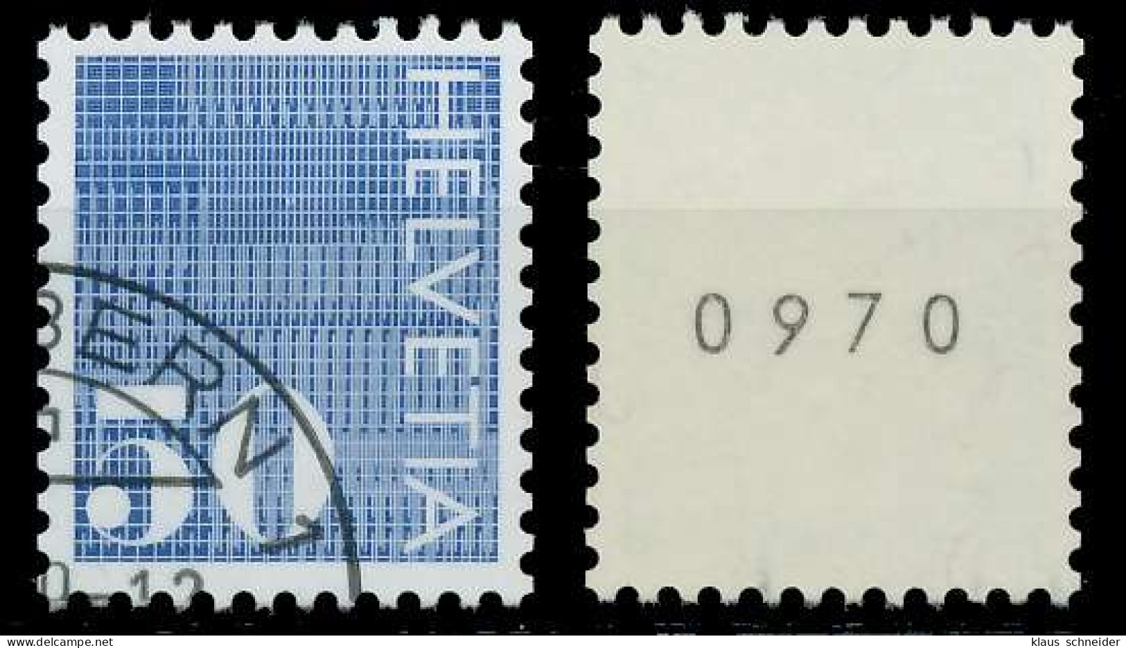 SCHWEIZ ROLLENMARKEN Nr 935ybR Gestempelt X731392 - Coil Stamps