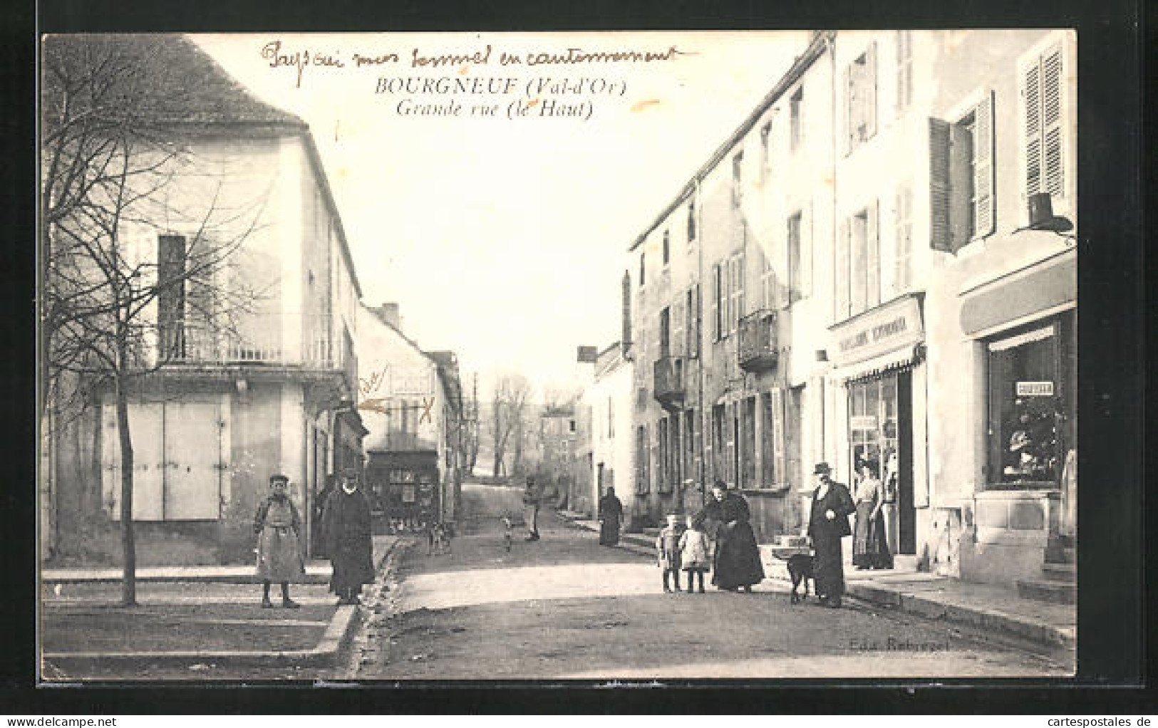 CPA Bourgneuf, Grande Rue  - Other & Unclassified