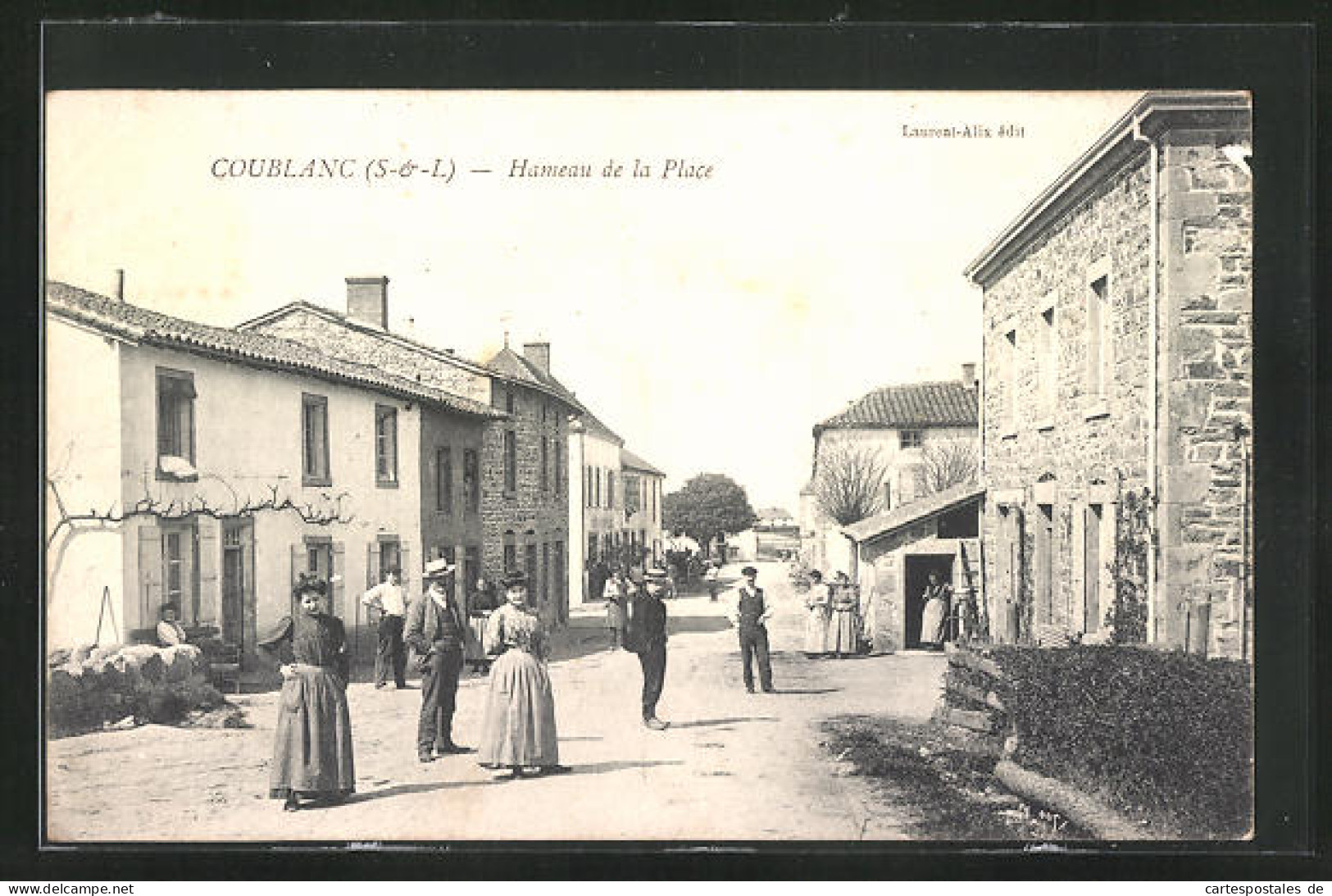 CPA Coublanc, Hameau De La Place  - Autres & Non Classés