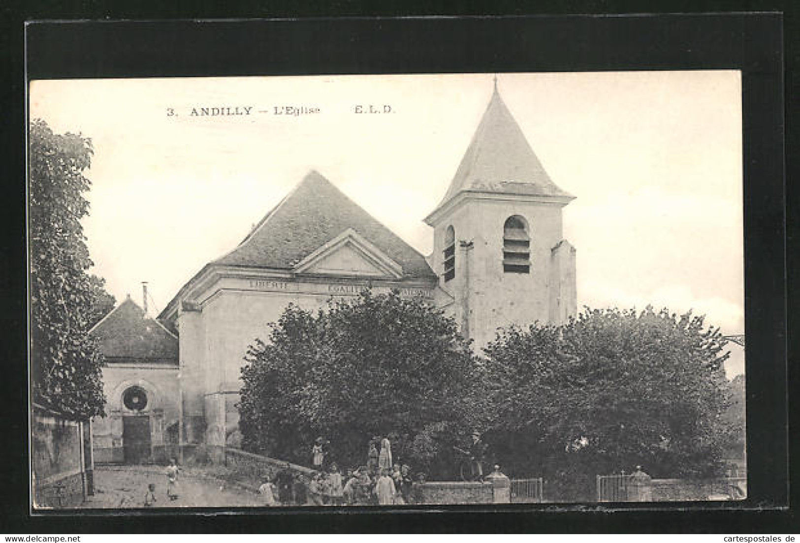 CPA Andilly, L`Eglise  - Other & Unclassified