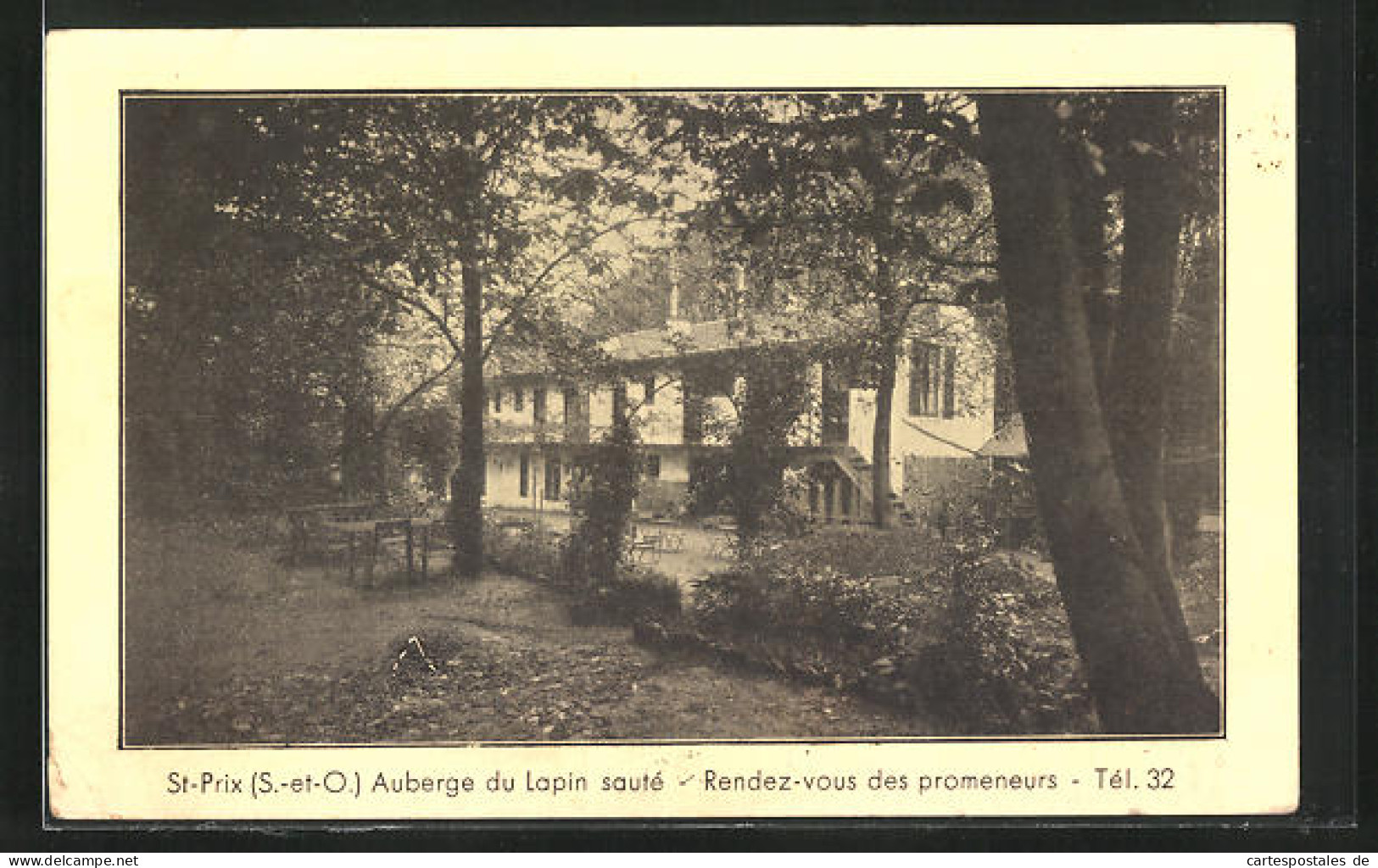 CPA St-Prix, Auberge Du Lapin Sauté  - Saint-Prix