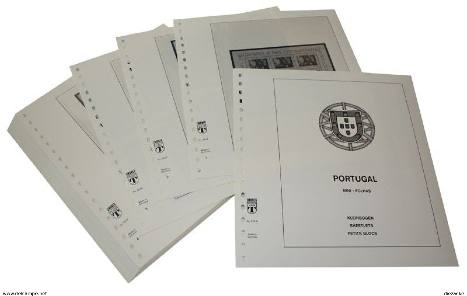 Lindner-T Portugal Kleinbogen 1979-2007 Vordrucke 220K Neuware ( - Pré-Imprimés