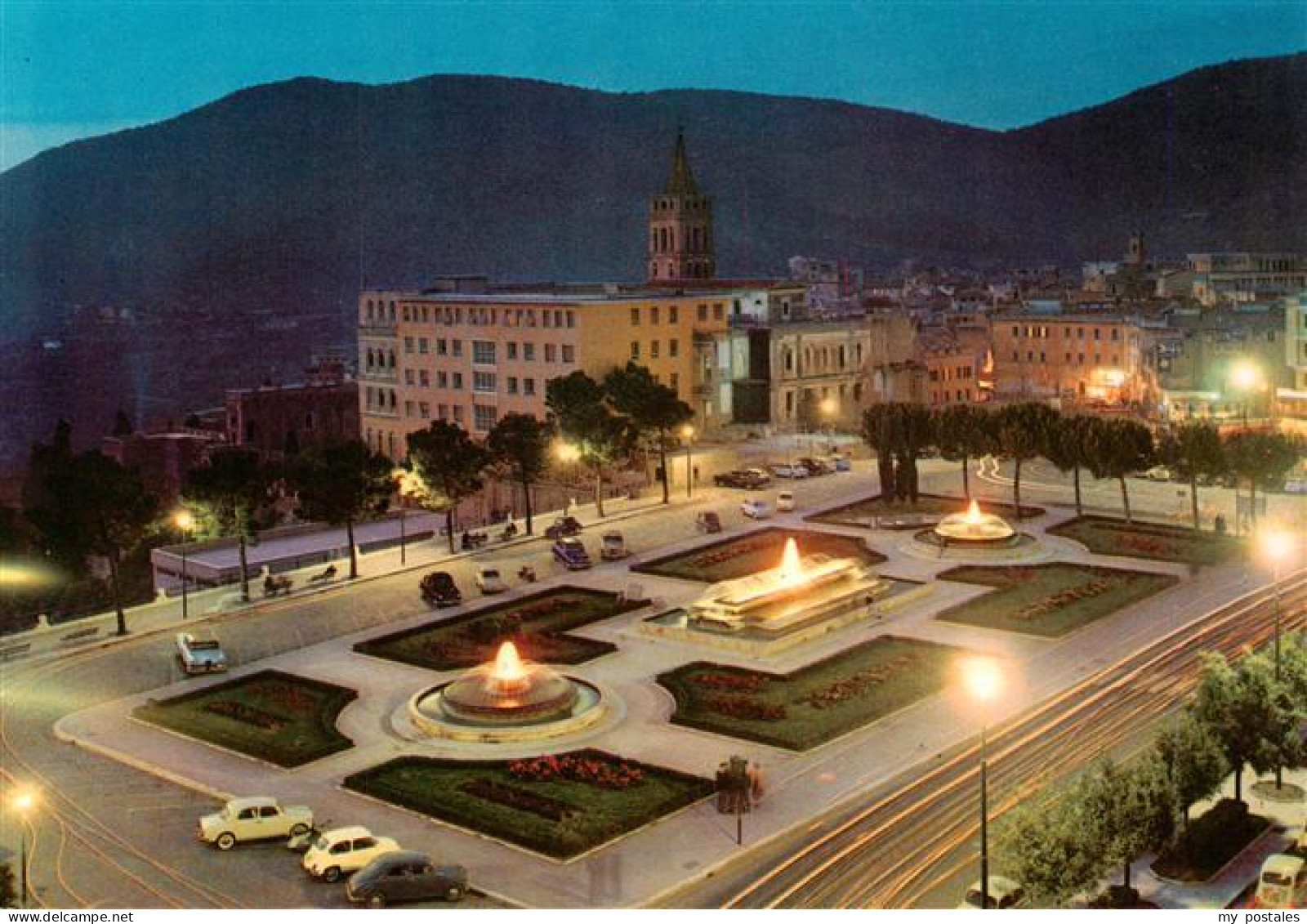 73944987 Tivoli__Roma_IT Piazza Garibaldi De Noche - Andere & Zonder Classificatie