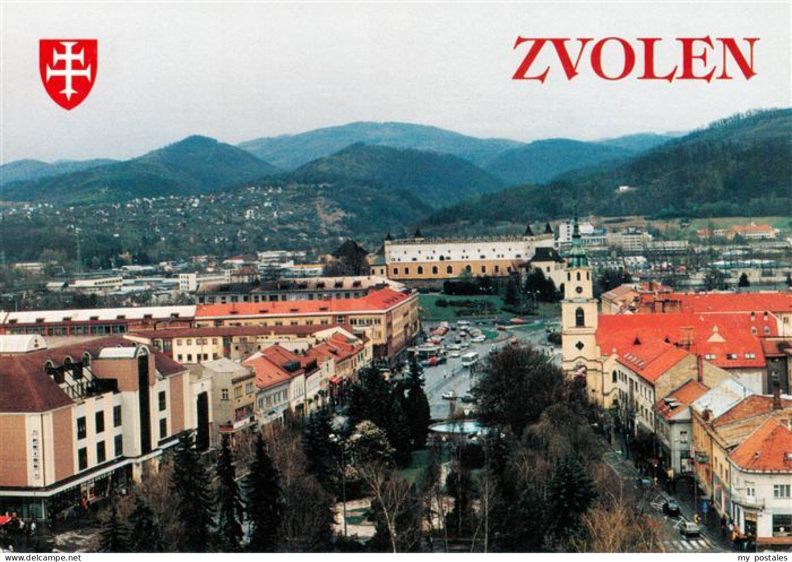 73944980 Zvolen_Altsohl_SK Stadtpanorama - Slowakei