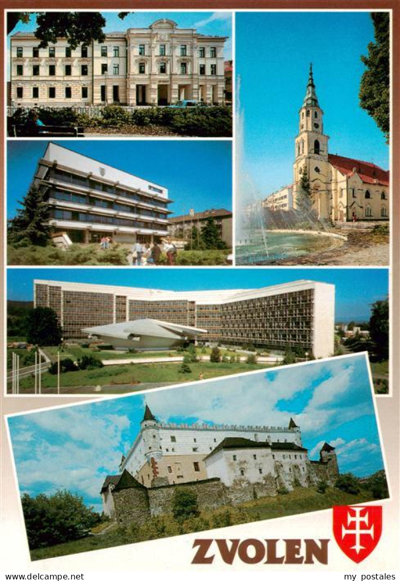73944979 Zvolen_Altsohl_SK Teilansichten Kirche Schloss - Slovacchia