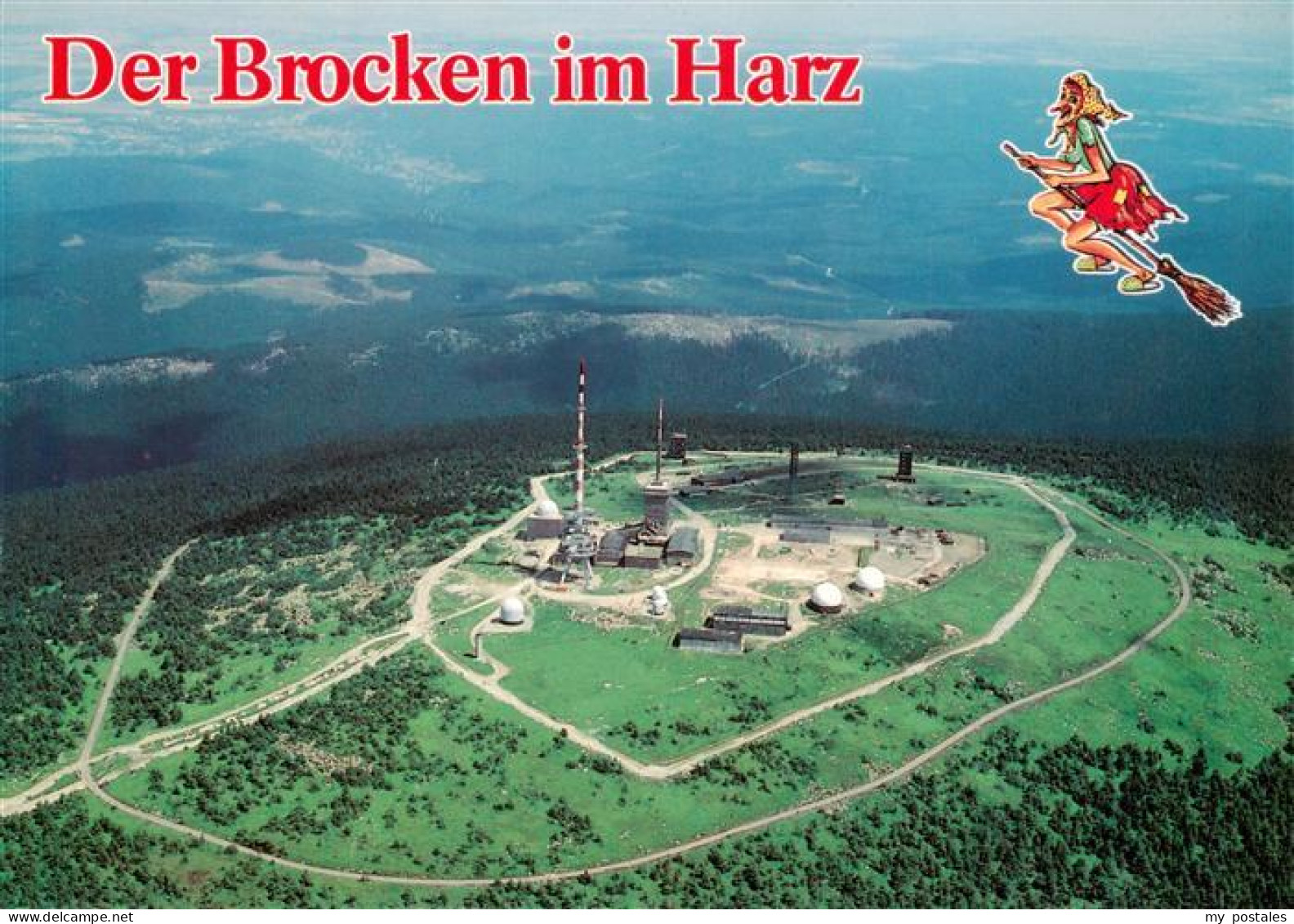 73903616 Brocken Harz Fliegeraufnahme Brocken Harz - Wernigerode