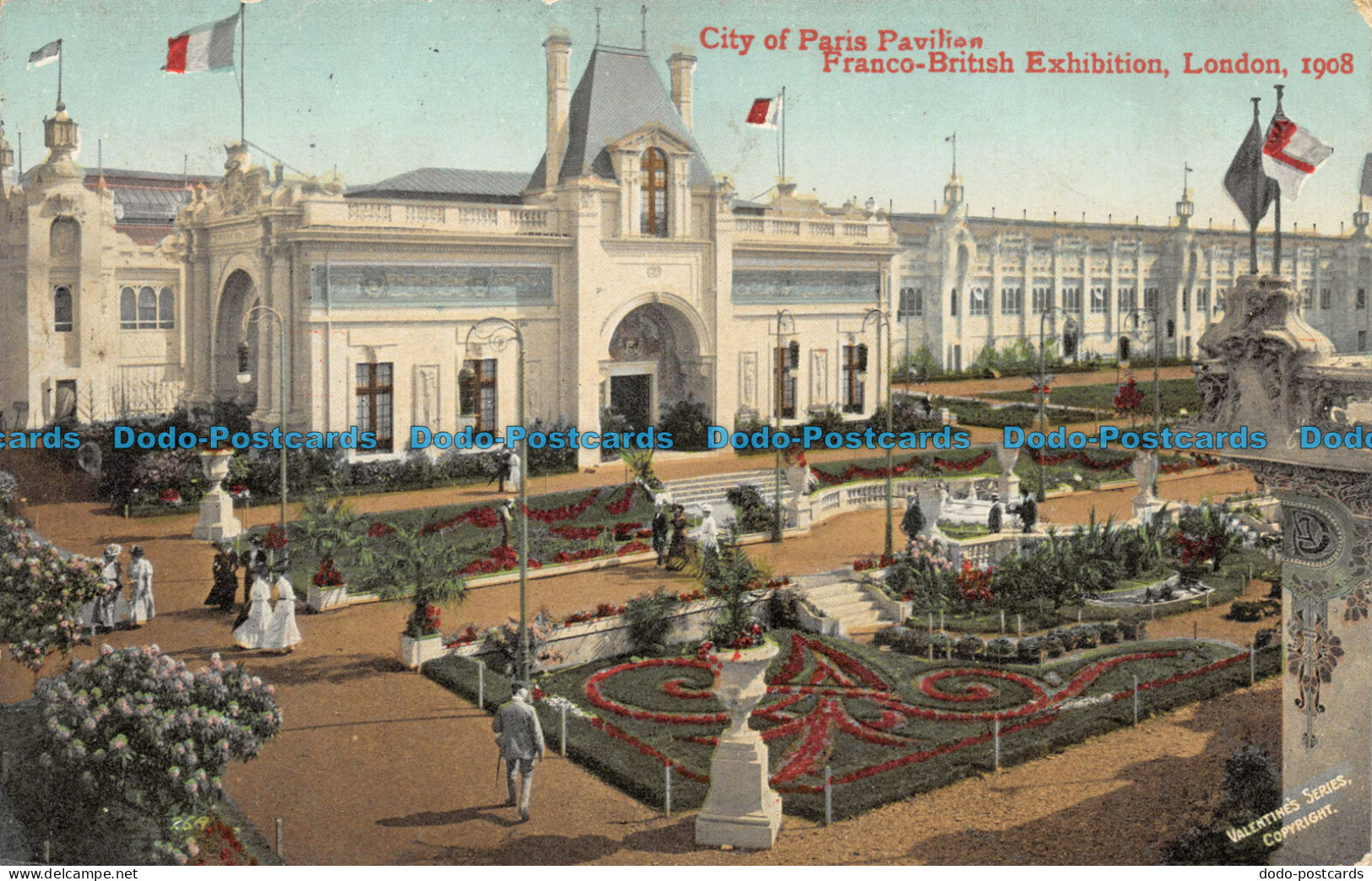 R079675 City Of Paris Pavilion. Franco British Exhibition. London. 1908. Valenti - Other & Unclassified