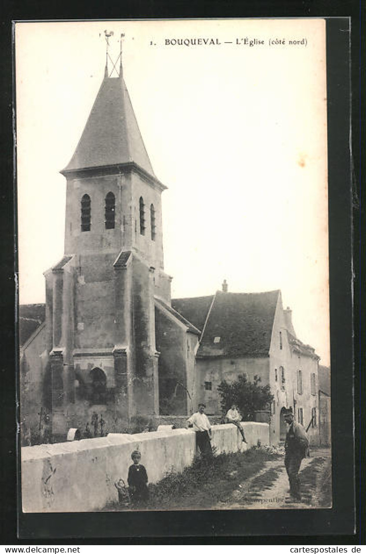 CPA Bouqueval, L`Eglise  - Other & Unclassified