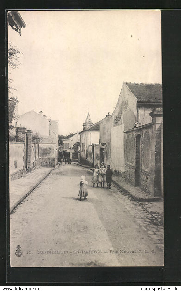 CPA Cormeilles-en-Parisis, Rue Neuve  - Cormeilles En Parisis