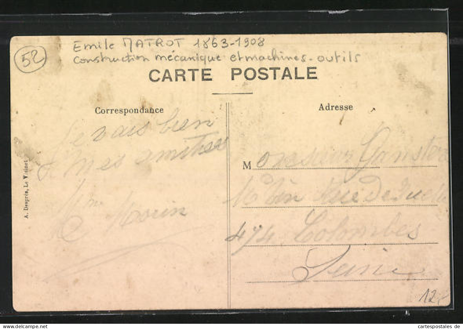 CPA Joinville, Avenue Carnot Et Usine Matrot  - Other & Unclassified