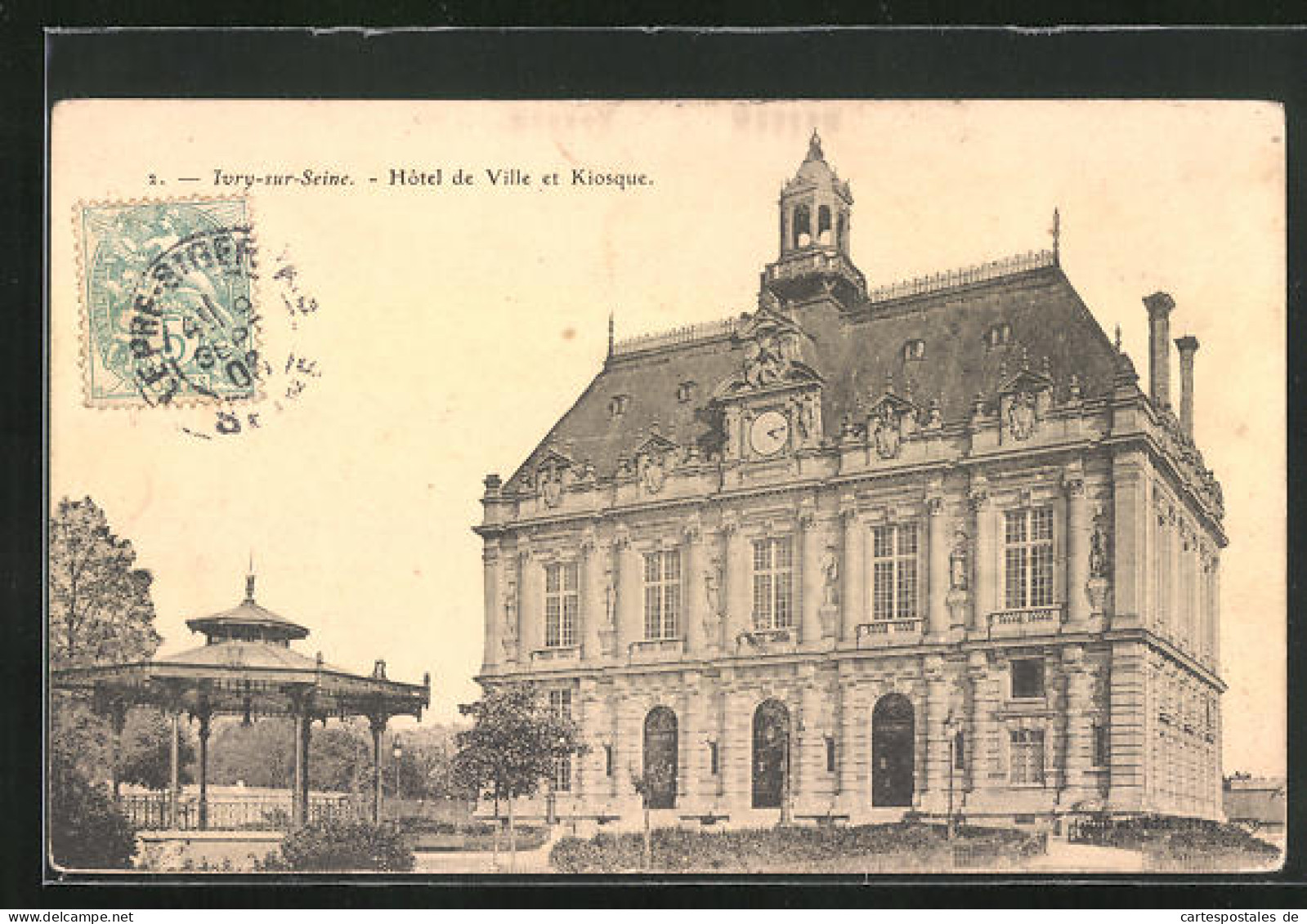 CPA Ivry-sur-Seine, Hotel De Villa Et Kiosque  - Ivry Sur Seine