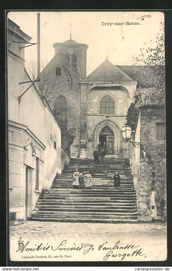 CPA Ivry-sur-Seine, L`Eglise  - Ivry Sur Seine