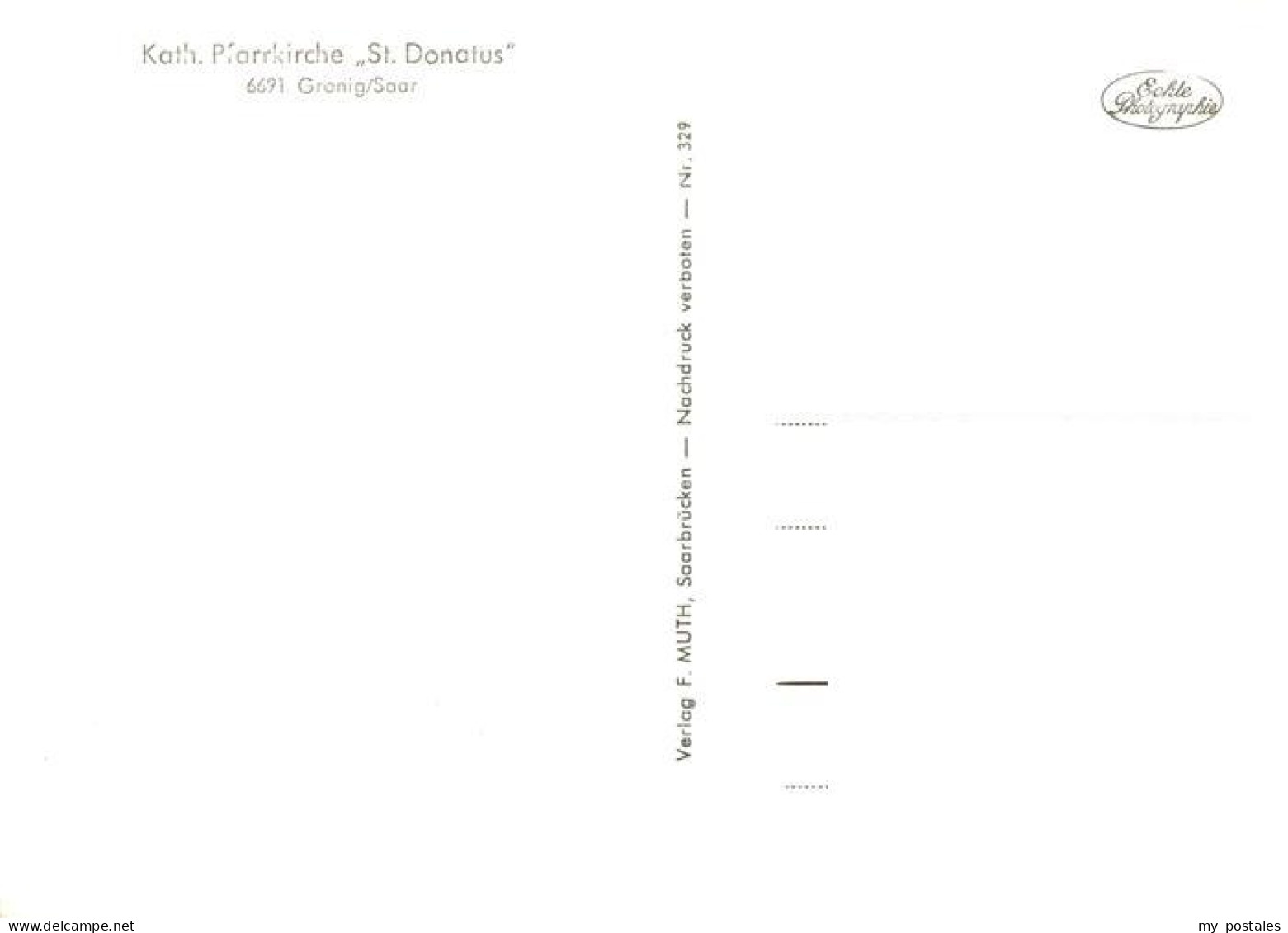 73903467 Gronig Oberthal Saar Kath Pfarrkirche St Donatus  - Other & Unclassified