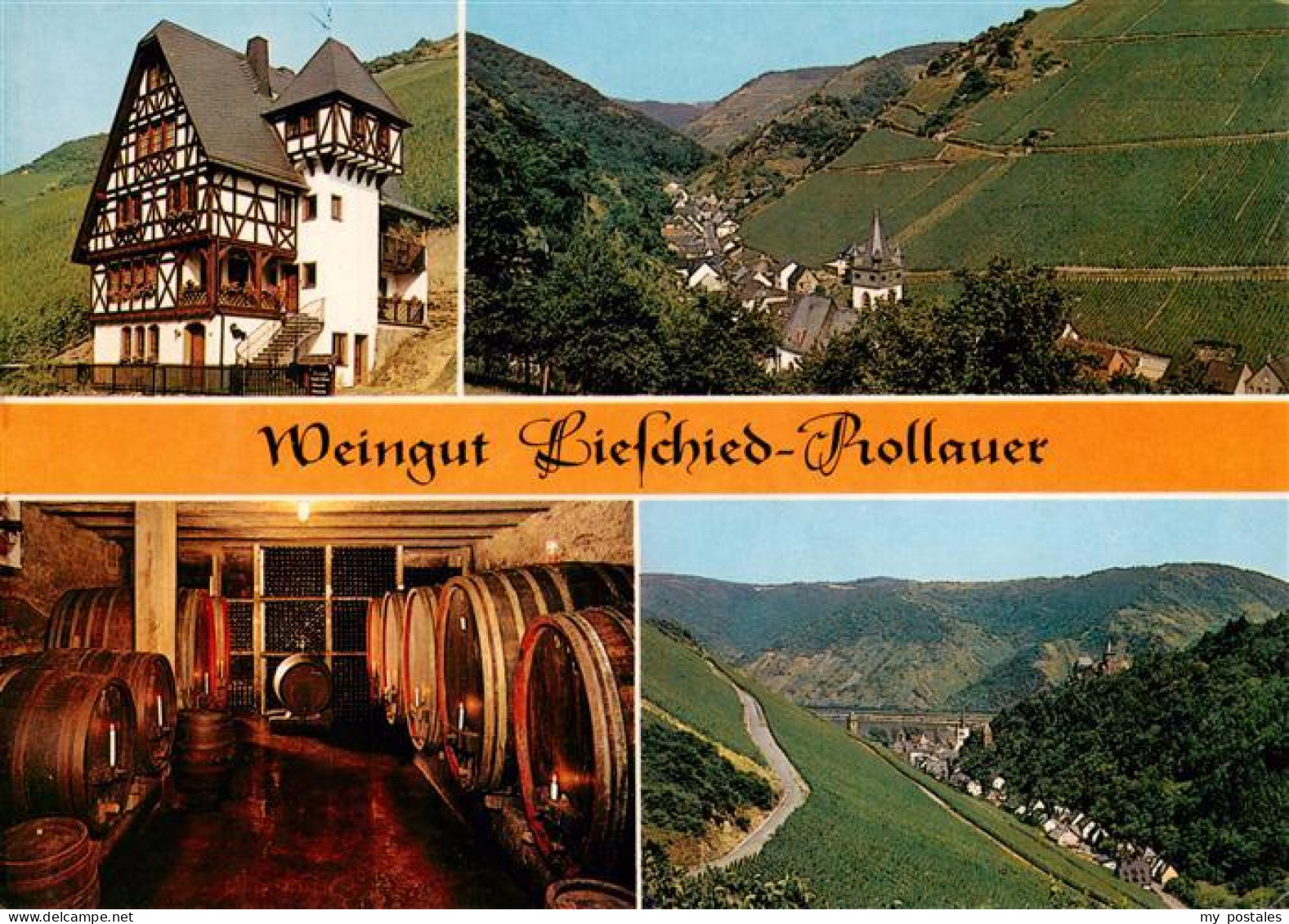 73903450 Bacharach Rhein Weingut Lieschied Prollauer Weinkeller Panorama Steeger - Bacharach