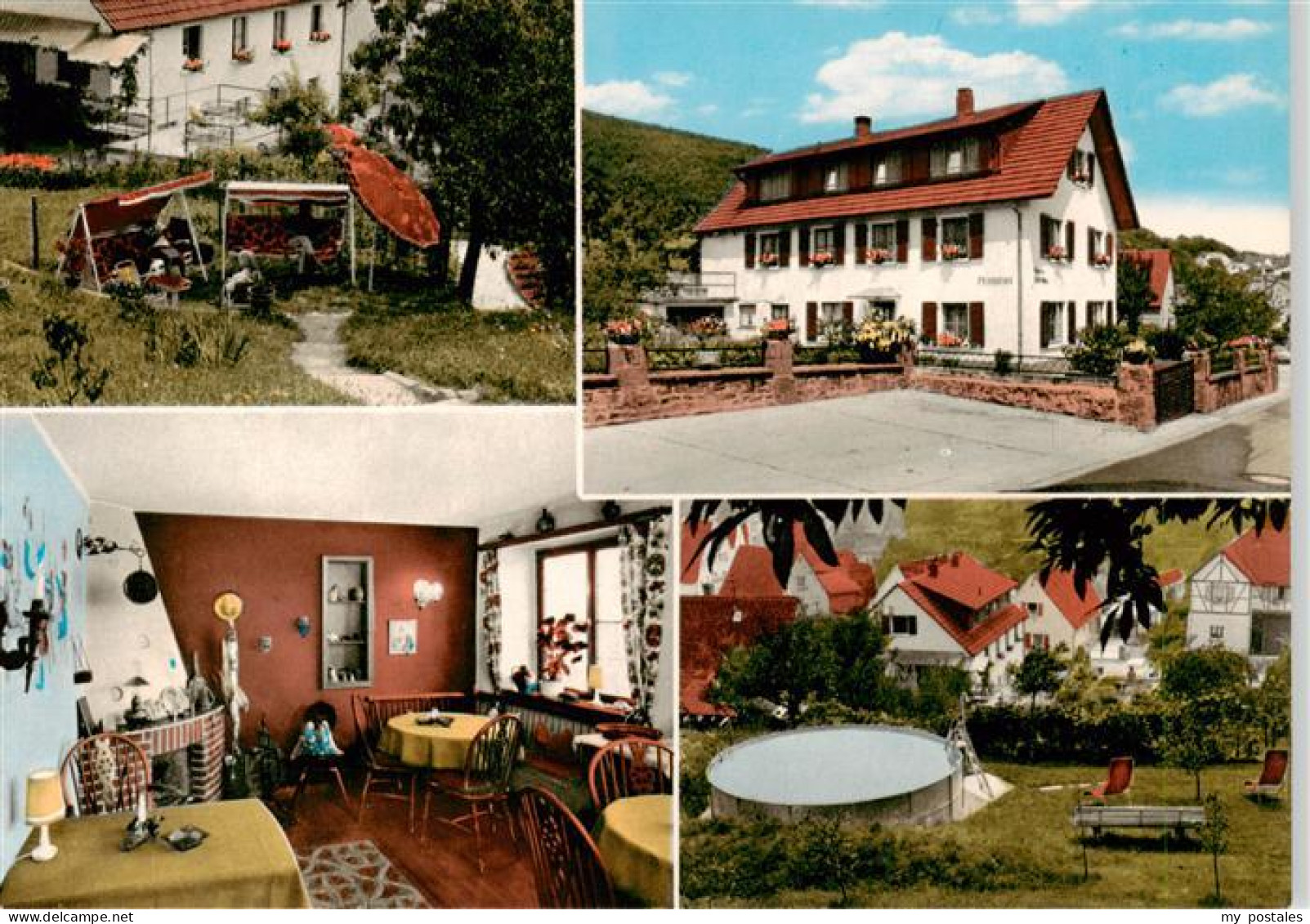 73903399 Doerrenbach Bad Bergzabern Pension Ledvinka Gastraum Pool  - Bad Bergzabern