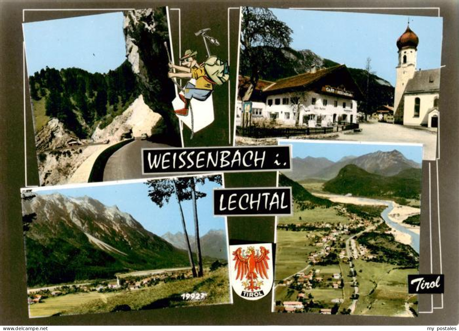 73903374 Weissenbach Lech Strassenpartie Panorama Fliegeraufnahme Gaichtpass Kio - Andere & Zonder Classificatie