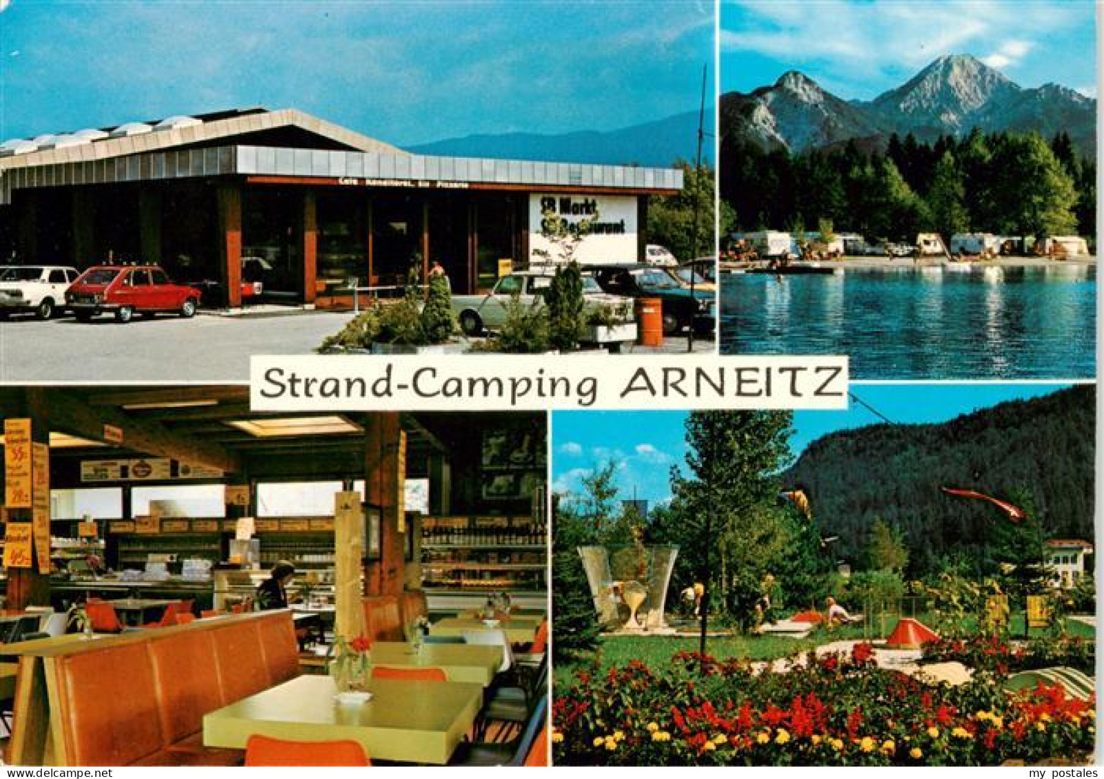 73903373 Arneitz Faakersee Kaernten AT Strand Camping SB Markt Gastraum Liegewie - Altri & Non Classificati