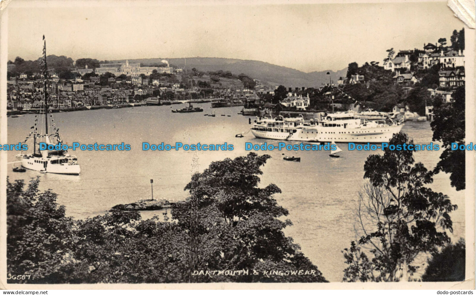 R080269 Dartmouth And Kingswear. RP. 1952 - Monde