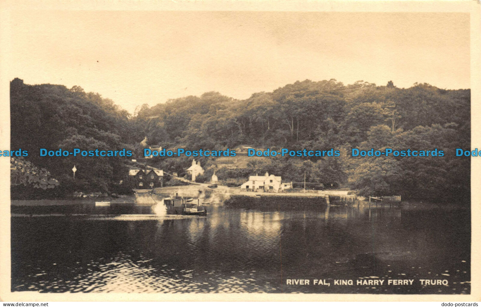 R079811 River Fal. King Harry Ferry Truro. British Manufacture. RP - Monde