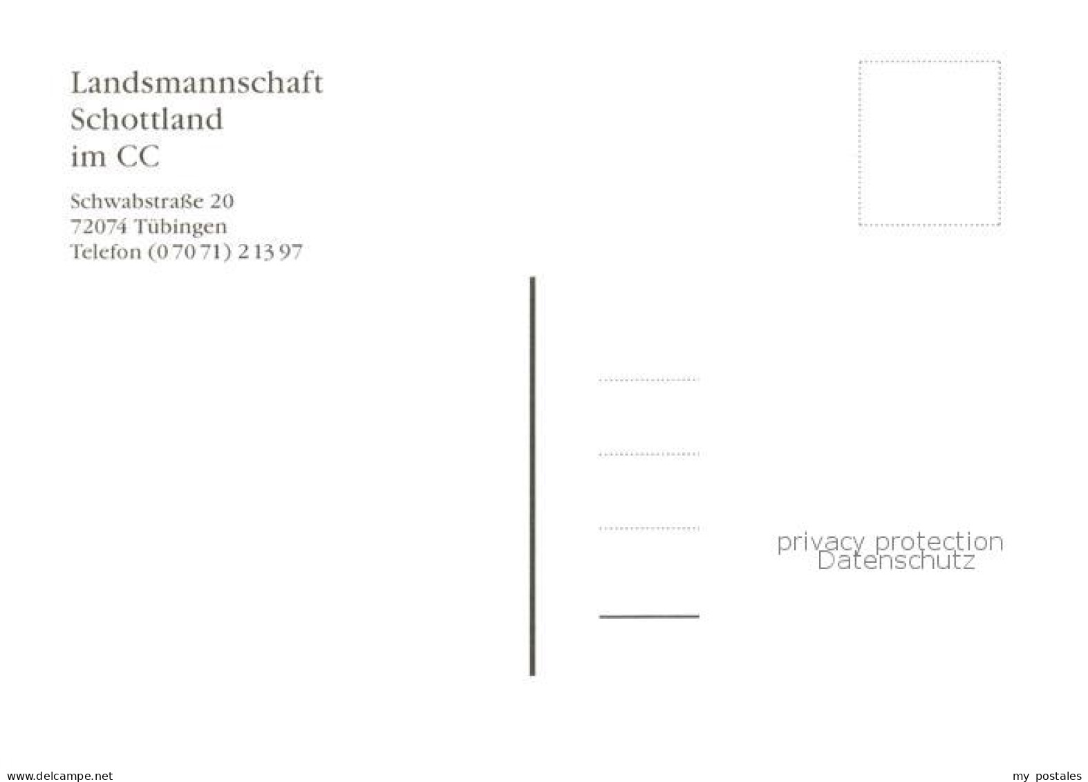 73864757 Tuebingen Landsmannschaft Schottland Im CC Studentica Wappen Tuebingen - Tübingen