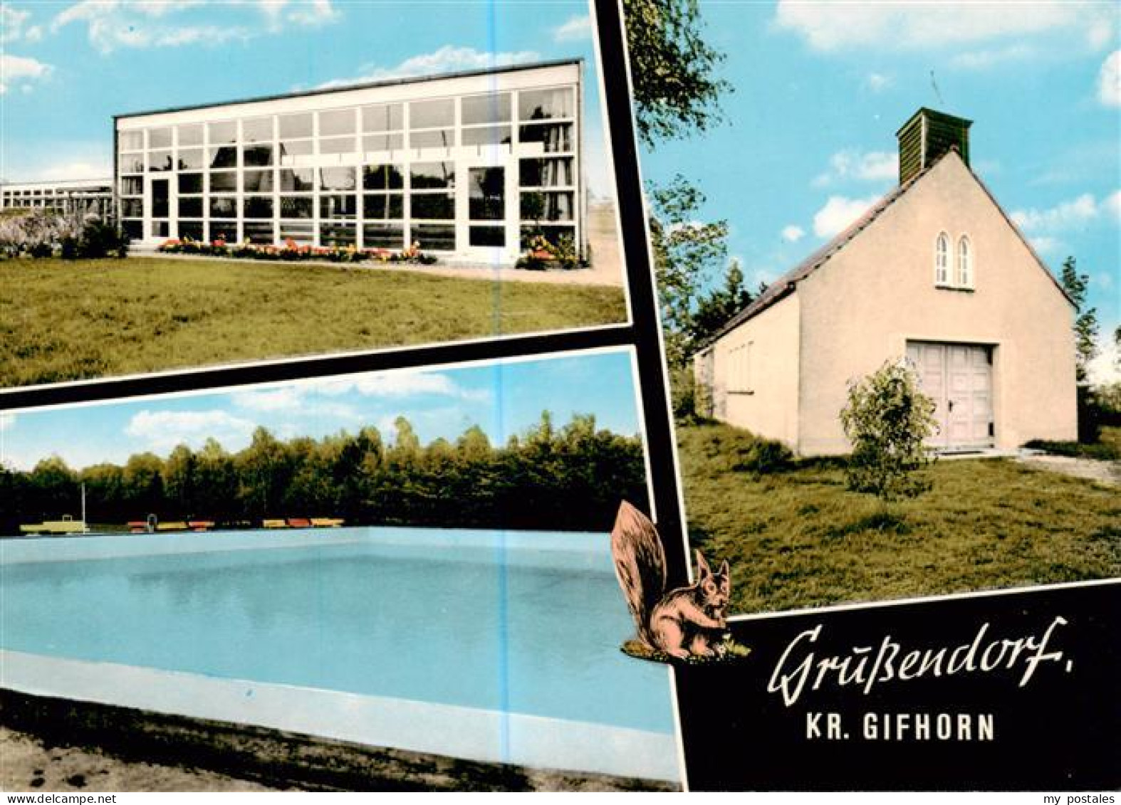 73864702 Grussendorf Sassenburg Schule Freibad  - Other & Unclassified