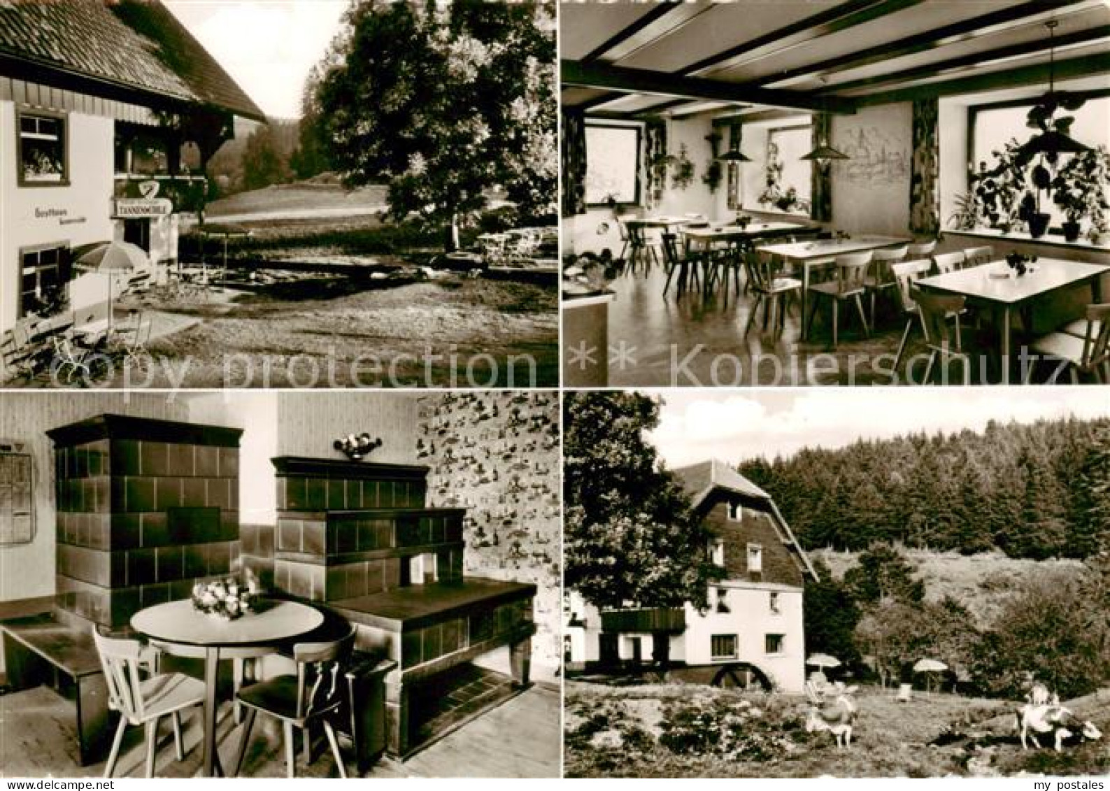 73830959 Grafenhausen Schwarzwald Haus Tannenmuehle Gastraeume Kachelofen Garten - Andere & Zonder Classificatie